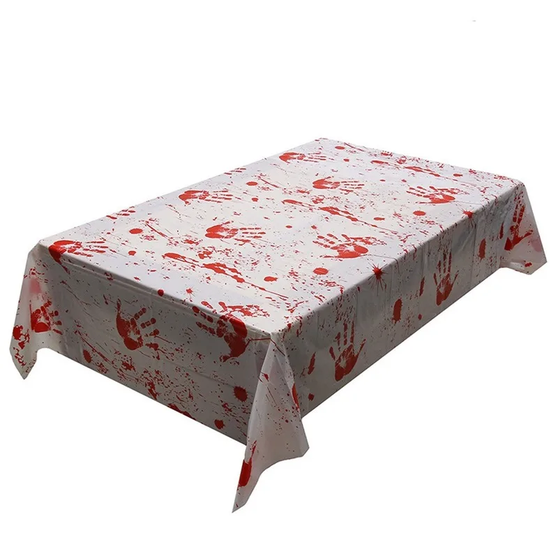 

Halloween Explosions Bloody Tablecloths Apron Haunted House Horror City Scary Party Venue Layout Decoration