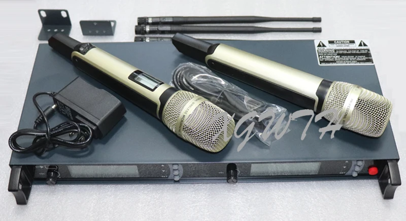 SKM9000 UHF Беспроводная микрофонная система с 2 портативный динамик кардиоидный микрофон для профессионального диджей караоке сценическая производительность