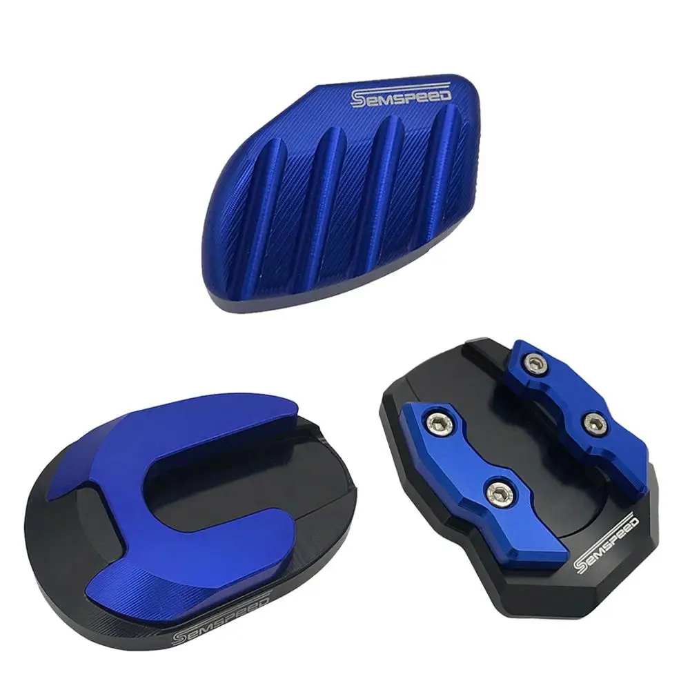 SEMSPEED изменение для NMAX 155 150 N-MAX 125- Мотоцикл с ЧПУ с плоским дном боковая стойка расширения подставки беспыльный набор