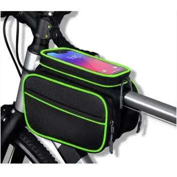

Low price Bicycle Mobile Phone Bag Mountain Bike Touch Screen Bag Double Saddle Bag Bicycle Saddle Bag Upper Tube Bag Beam Bag
