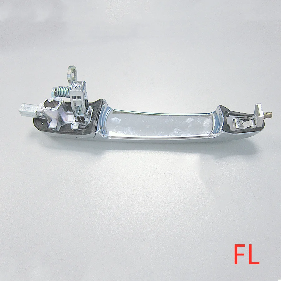 Poignée De Porte Extérieure Chromée Pour Ford Ranger / Mazda BT-50 / Everest (2012-2020) - Version A (1 Pièce Avec Trou)