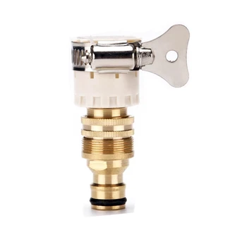 

15mm-23mm Universal Kitchen Hose Adapter Brass Faucet Connector Mixer Hose Adapter Tube Joint Fitting Garden Watering Tools