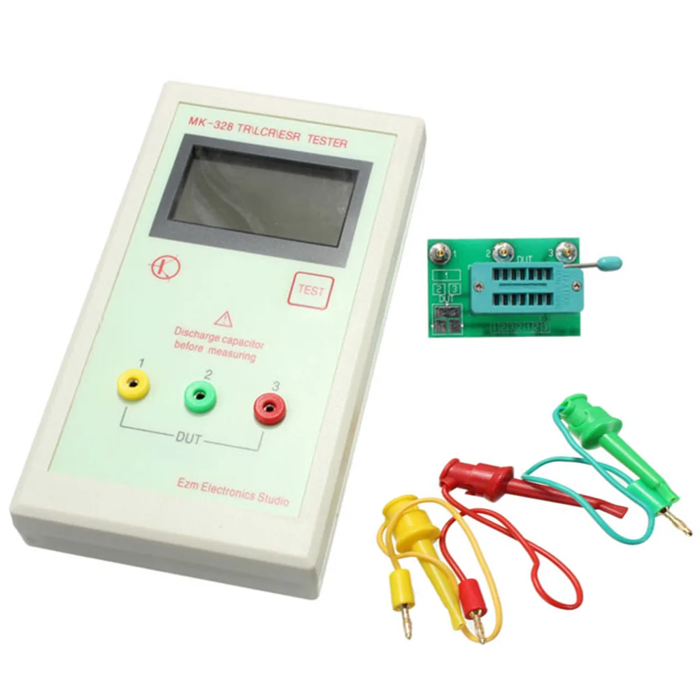 Inductance Analyzer Meter Tester LCD Display Resistance Accurate Portable Transistor Tester Capacitance
