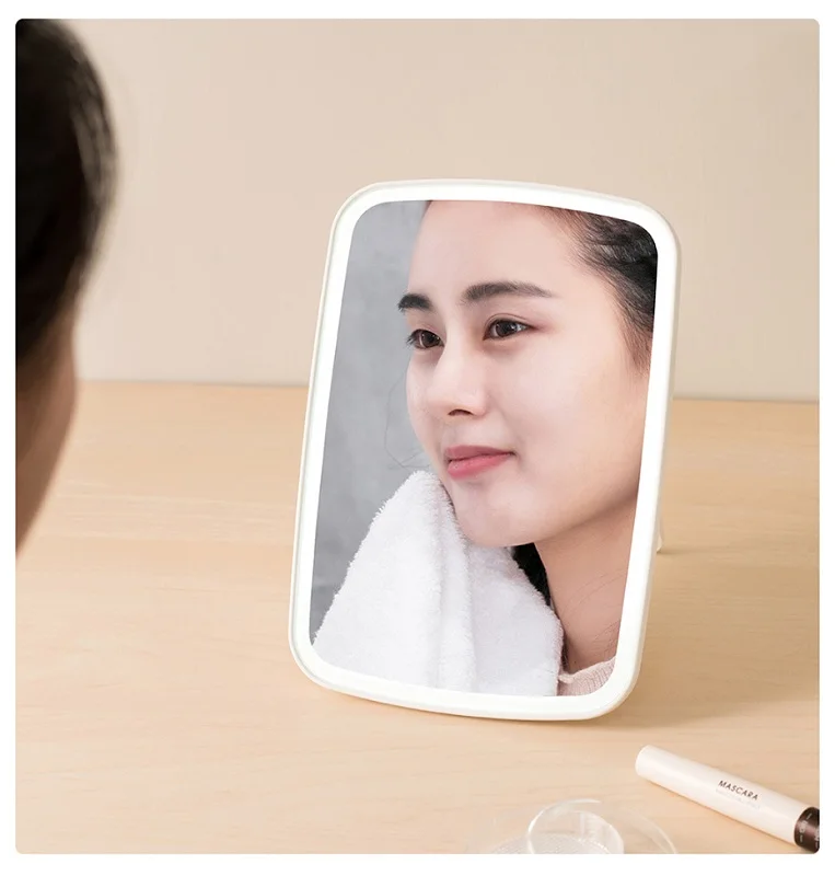 Xiaomi Mijia светодиодный косметический зеркальный светодиодный светильник с сенсорным управлением, натуральный светильник с регулируемым углом яркости, Настольный светильник