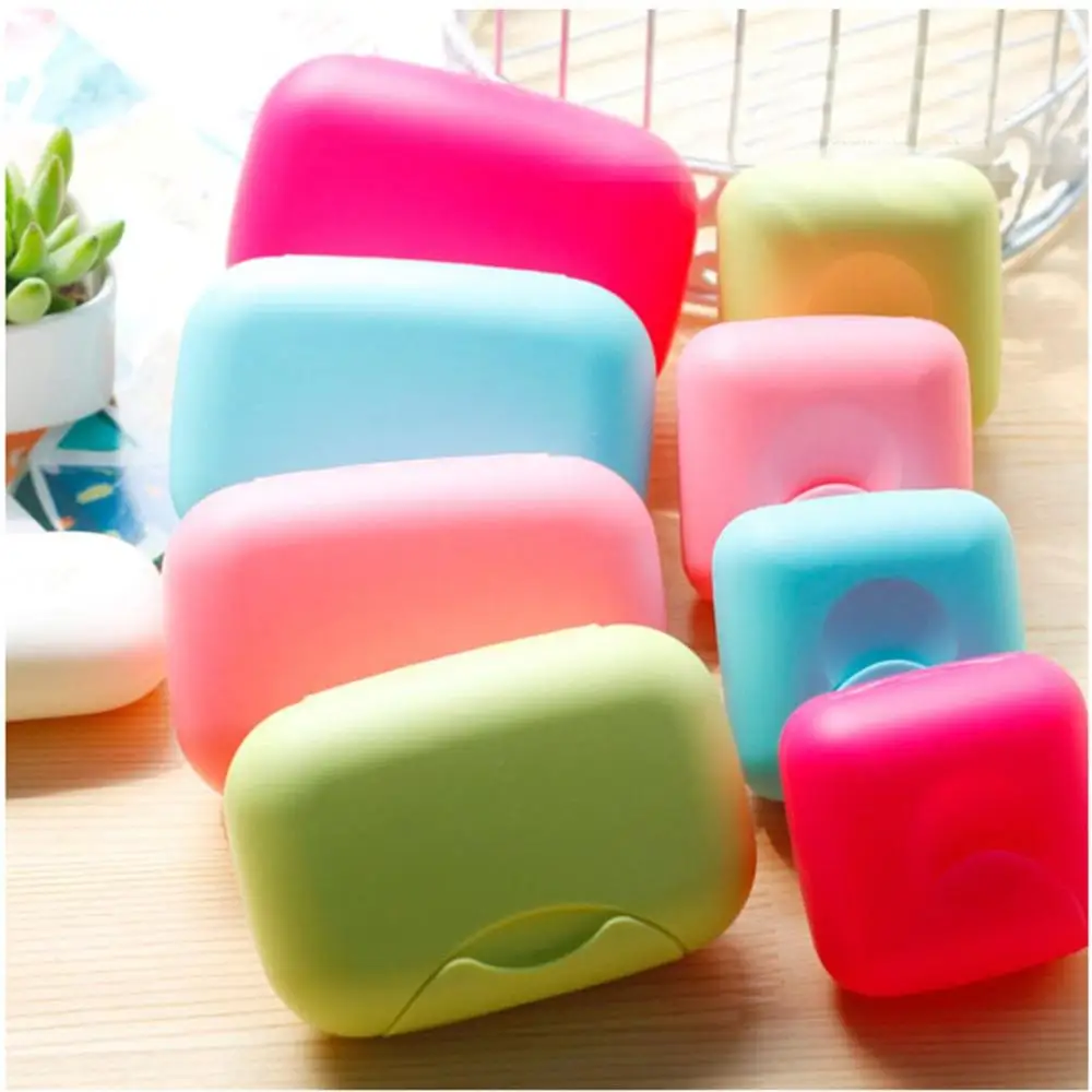 

Portable Mini Handy Bathroom Dish Plate Case Home Shower Outdoor Travel Hiking Holder Container Sealing Soap Box