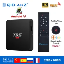 Смарт-ТВ коробка T95super Android 10 4K Netflix Media player Play Store бесплатное приложение быстро Декодер каналов кабельного телевидения PK HK1MAX H96 a95x X96