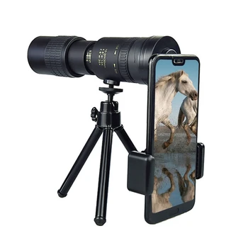 

HD Phone Telescope Portable 10-300X30mm Super Telephoto Zoom Monocular Anti-Shake Phone Camera Lens with Tripod