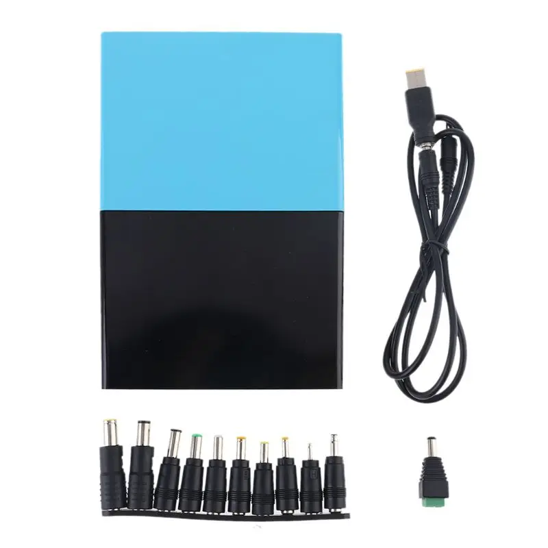 

QC 3.0 USB DC 1-24V Adjustable Output 12x 18650 Batteries DIY Power Bank Box Charger for Laptop Mobile Phone Router Tablet LED