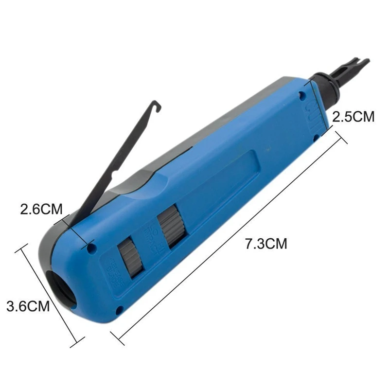 Обжимные и ударные инструменты с 66110-для 4 P/6 P/8 P, Rj-11/Rj-12/Rj-45 и телефонных кабелей