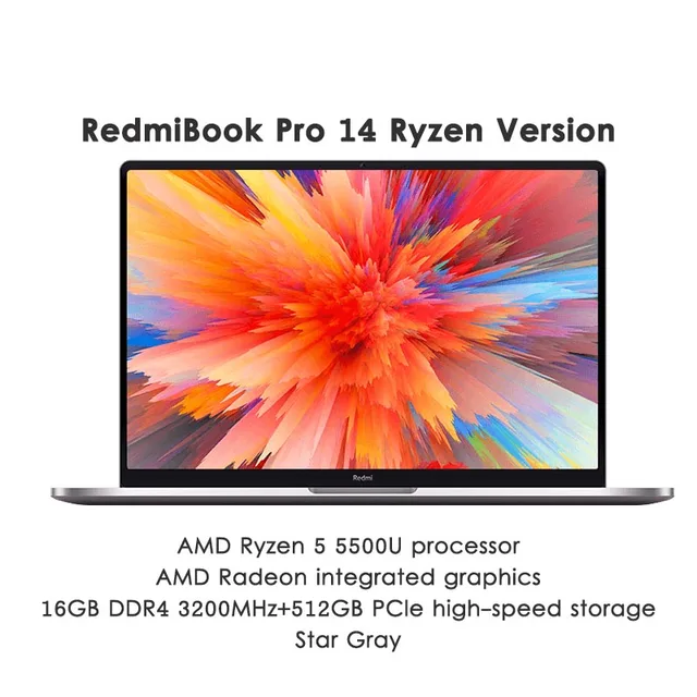 New Xiaomi Redmibook Pro 14 Laptop Amd Ryzen 5700u /5500u Processor 16gb  Ddr4+512gb Ssd 2.5k Super Retina Full Screen Notebook - Laptops - AliExpress