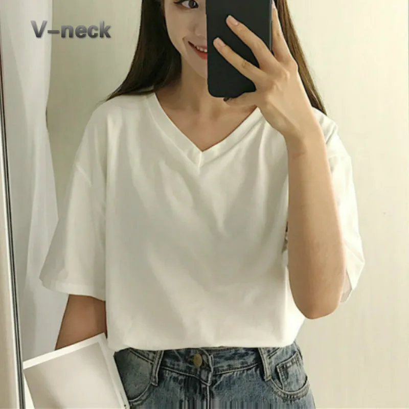 New T-shirts Women 2021 Vintage Tshirts Cotton Women O Neck Short Sleeve Best Friends Lady Girl Funny Hipster