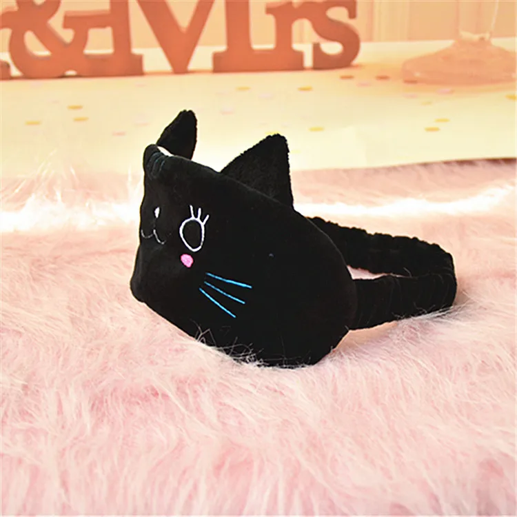 Soft Cartoon Embroidered Pattern Pillow U-shaped Neck Pillow Neck Protection Pillow Travel Plush Toys Give Sleeping Eye mask