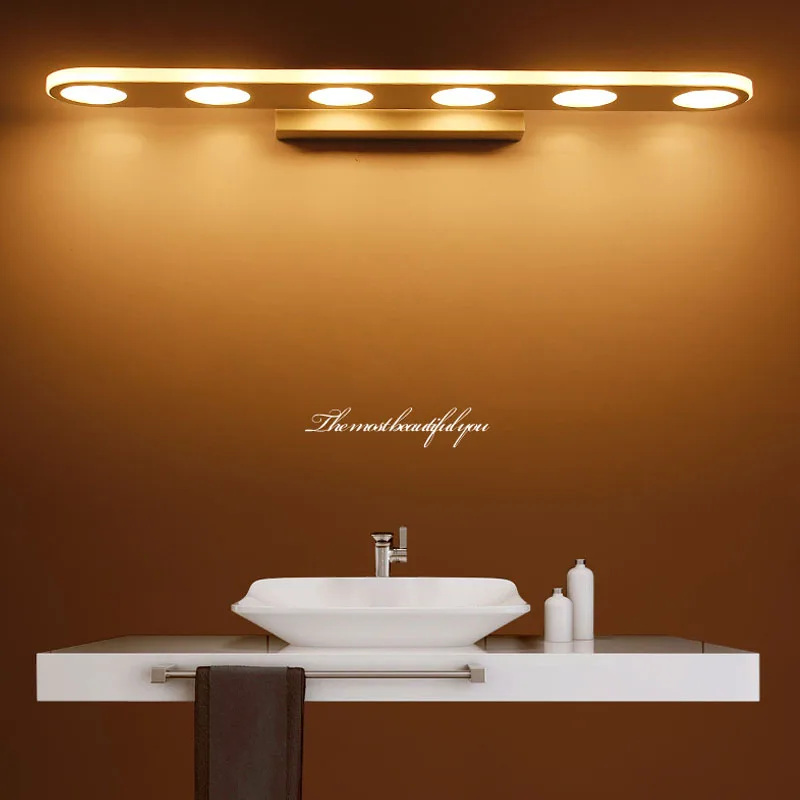 

JUSHENG Led Wall Lamp Bedside Sconces 9W/12W/15W/18W Light lamp 220V Living Room Bathroom Mirror Light Indoor