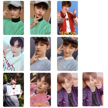 

Kpop TXT Members Crystal Card Sticker Soobin Beomgyu Selfie Photo Stikcy Card Tomorrow X Together Photocard Sticker 10Pcs/Set