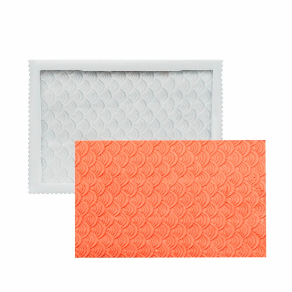 

Rainbow Pattern Silicone Fondant Cake Mold DIY Home Party Gum Paste Sugar Craft Border Decorating Mould Baking Tools