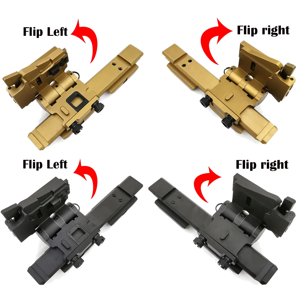 Tactical G33 Лупа флип крепления QD Флип-в-сторону для EOT G23 G33 w/5/" Riser подходит 20 мм Пикатинни