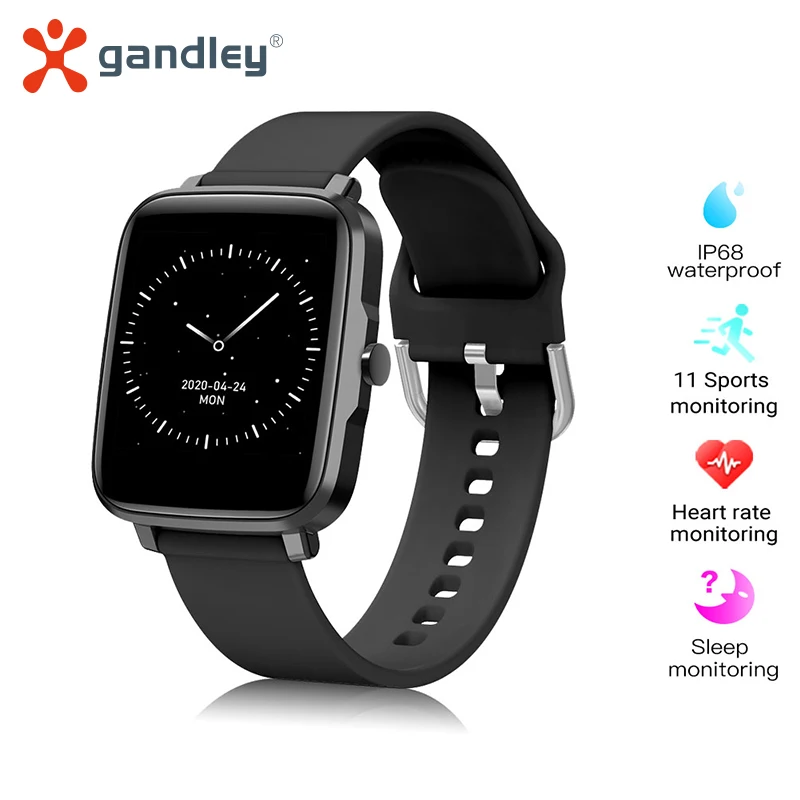 Photo Product GandlEy F2 Watch Smartwatch Smart Watch Men Women Android IOS Bluetooth Smartwatch 2021 Passometer Smart Watch For Xiaomi