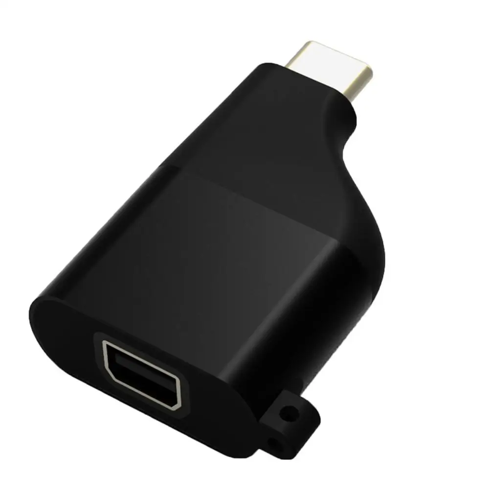 MINI DP adapter 1 шт. Тип C к Hdmi 4 к 60 Гц адаптер Usb C к Dp конвертер мужчин и женщин с брелок стиль черный - Название цвета: MINI DP adapter
