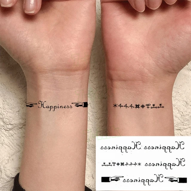 Stiker Tato Temporer Huruf Inggris Digital Di Dada Gelang Transfer Air Tato Palsu Untuk Pria Wanita Anak Anak Sementara Tato Aliexpress