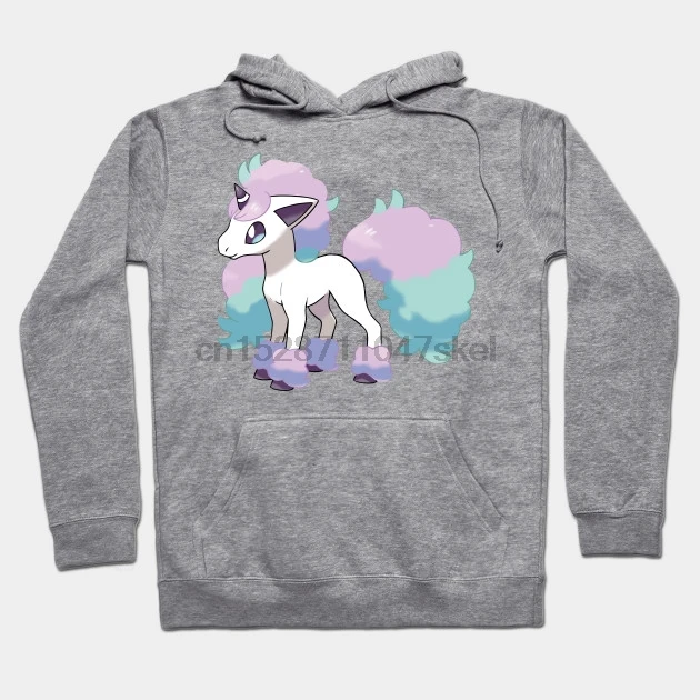 Мужская толстовка Galarian Ponyta by rotom(1) женская уличная одежда