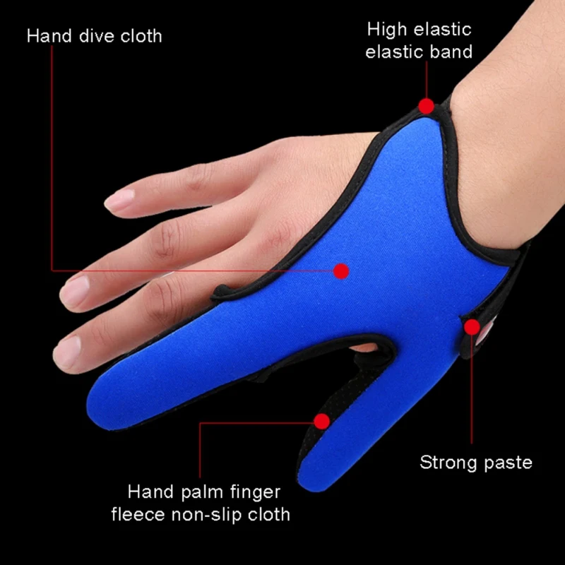 Outdoor Fishing Gloves Lead Fishing Gloves 2 Fingers Breathable Wearable Anti-slip Glove fishing gloves