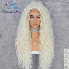 BeautyTown кудрявый Futura термостойкий блонд 613 волос Женский Повседневный макияж косплей для свадебной вечеринки синтетический парик на кружеве