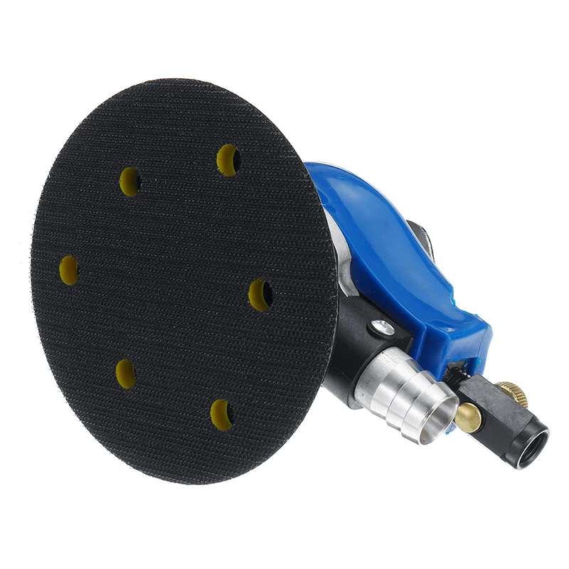 Drillpro 5 Inch/6Inch Matte Surface Circular Pneumatic Sandpaper Random Orbital Air Sander Polished Grinding Machine Hand Tools