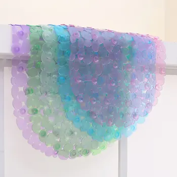 

Non-Slip Bathmat Bathroom Shower Pad PVC Pebble Suction Cup Bathtub Mat