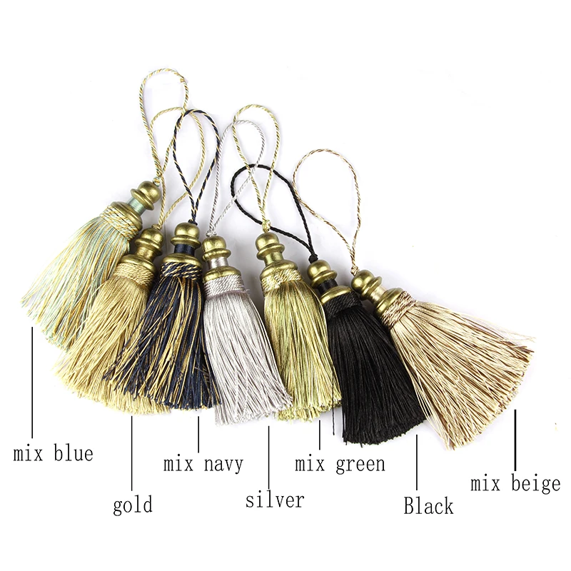Tassel Hanging Pendant Home Decor Handmade Hanging Ball Tassels Fringe Curtain Accessories 1Pc