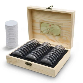 

30pcs Commemorative Coin Cover Protector Storage Box Case For 20/25/30/35/40mm