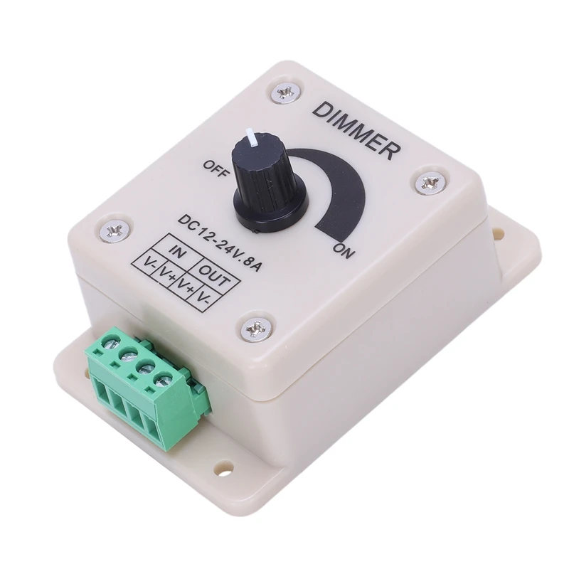 BMBY-4pcs DC 12V одноцветные полосы Диммер контроллер регулировка для 5050 3528 Светодиодный светильник
