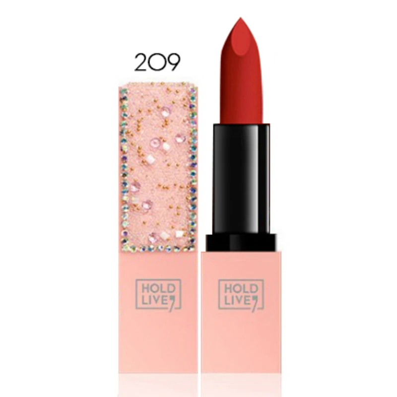 Lipstick Glitter Shimmer Matte Long-lasting Easy To Color Non-stick Cup Moisturizing Lipstick Cosmetic Lip Makeup SC54 - Цвет: 9