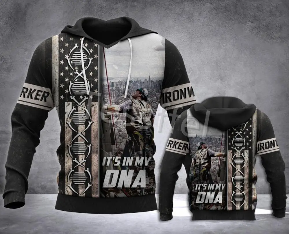 

Tessffel Dedicated Ironworker Hoodies 3D Printed Men's Hooded Creative Sweatshirt Fashion Autumn/Winter Unisex Pullover Style-6