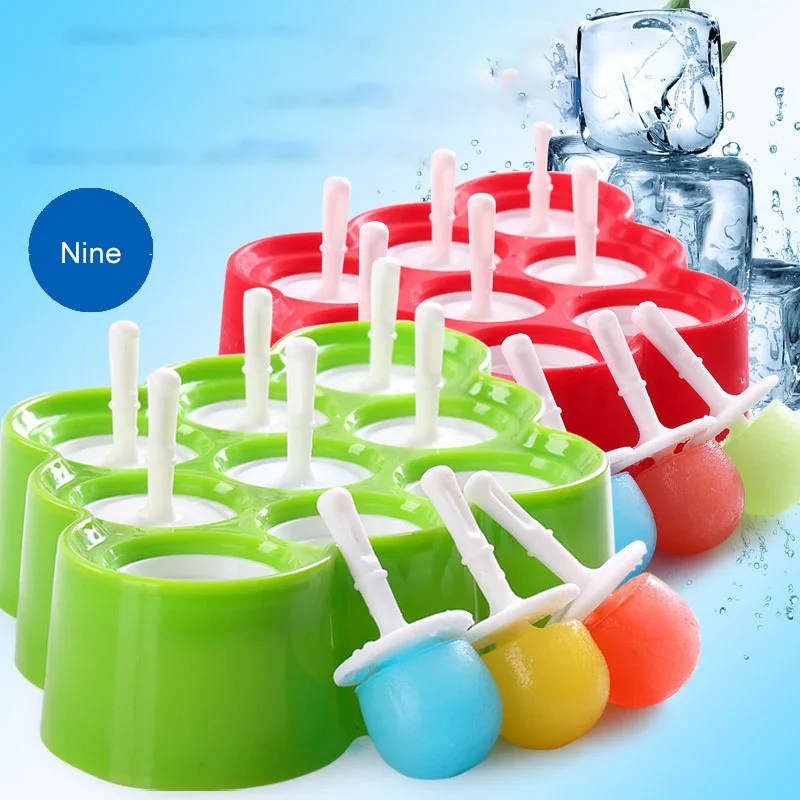 Домашнее мороженое плесень мини popsicle box домашний DIY креативный Popsicle бар Sorbet модель палка для игры Форма льда Pp материал h2