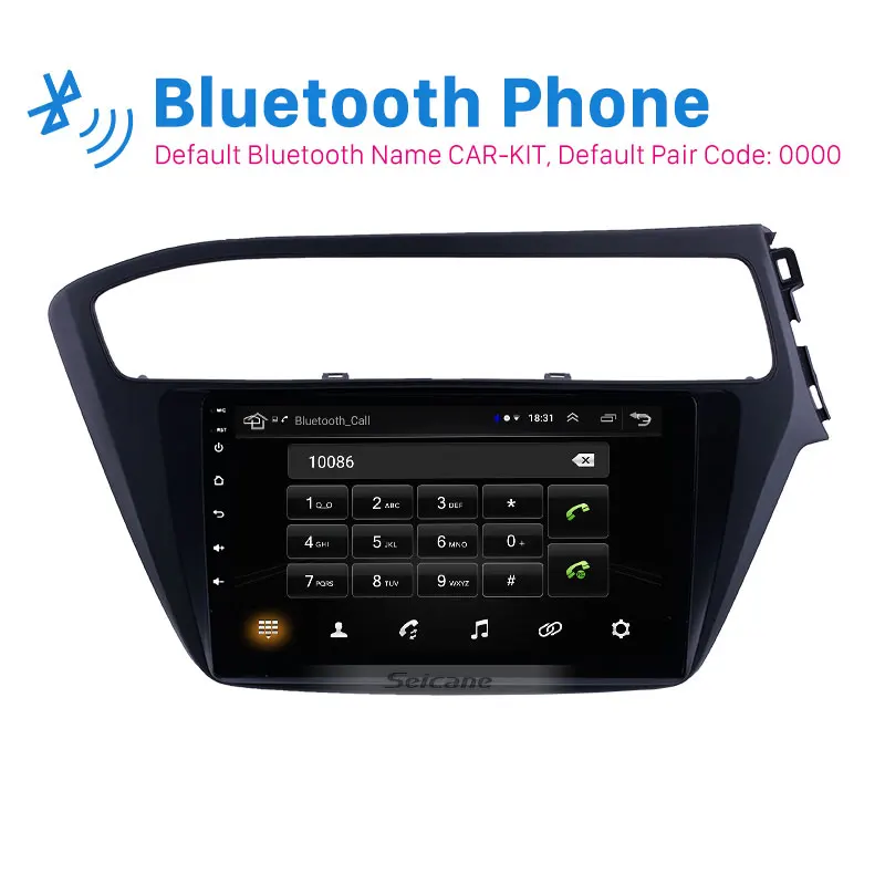 Seicane 9 дюймов Android 8,1 автомобильное радио для- hyundai i20 RHD Bluetooth Wifi HD сенсорный экран gps навигация поддержка DVR OBD