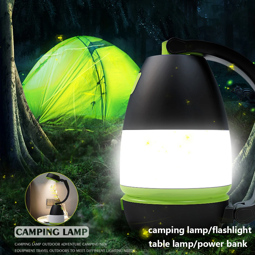 4 in 1 Multifunction led Flashlight Emergency lamp USB Charging Desk Lamp outdoor Camping | Лампы и освещение