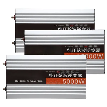 

Pure Sine Wave Inverter Dual LED Display 5000W Power Inverter 12V/24/48/ DC To 220V AC Converter