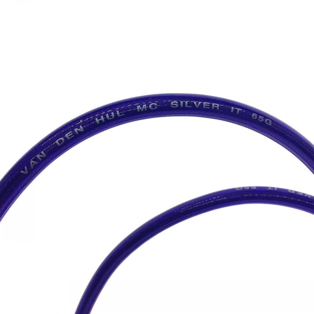 Hi Fi VAN DEN HUL MC SILVER IT 65G RCA штекер DIY Соединительный аудио кабель на заказ|Кабели VGA| |