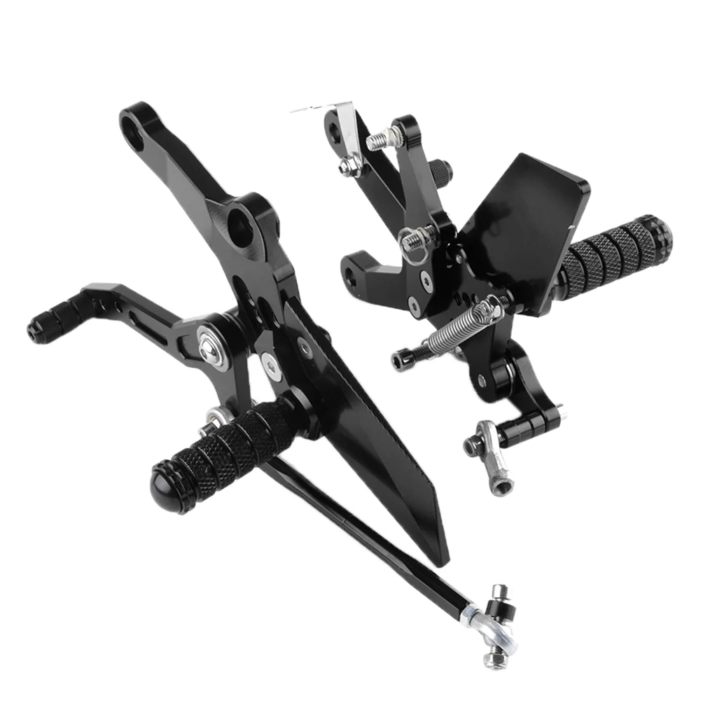 Мотоцикл с ЧПУ Алюминиевый сплав Rearsets задний Комплект Педали для Kawasaki Ninja 400
