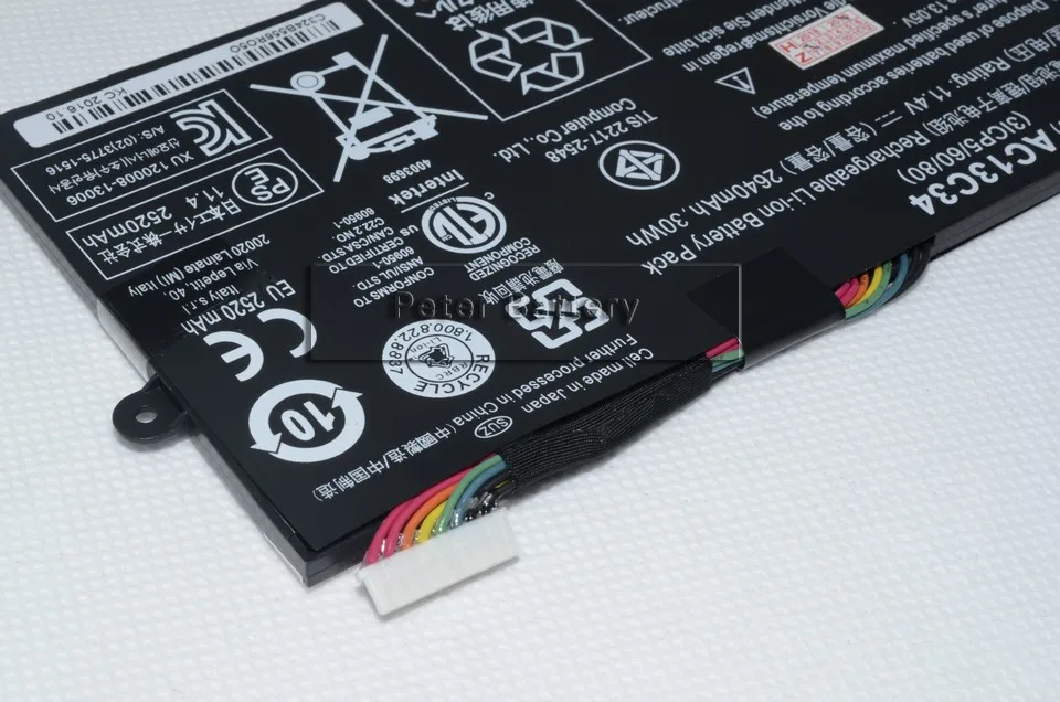 Оригинальный аккумулятор JIGU AC13C34 для ноутбука ACER Aspire E 11 E3 111 ES1 112 420 V V3 V5 122P|battery for