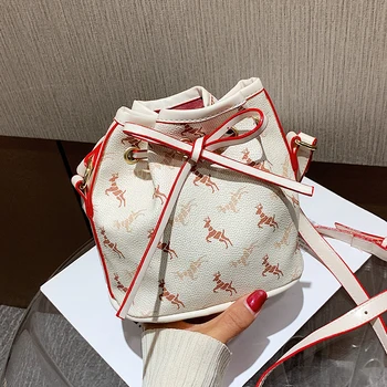 

Net Red Popular Mini Bag Women's Bag 2020 New Style Fashion Bucket Shoulder Bag Western Style All-match Messenger Bag