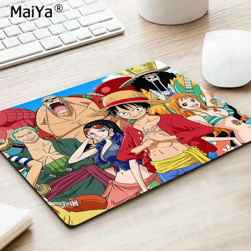 No Lock Edge18x22cm MaiYa мой любимый аниме один кусок красивый коврик для мышки в стиле аниме игровой коврик мышь - Цвет: No Lock Edge18x22cm