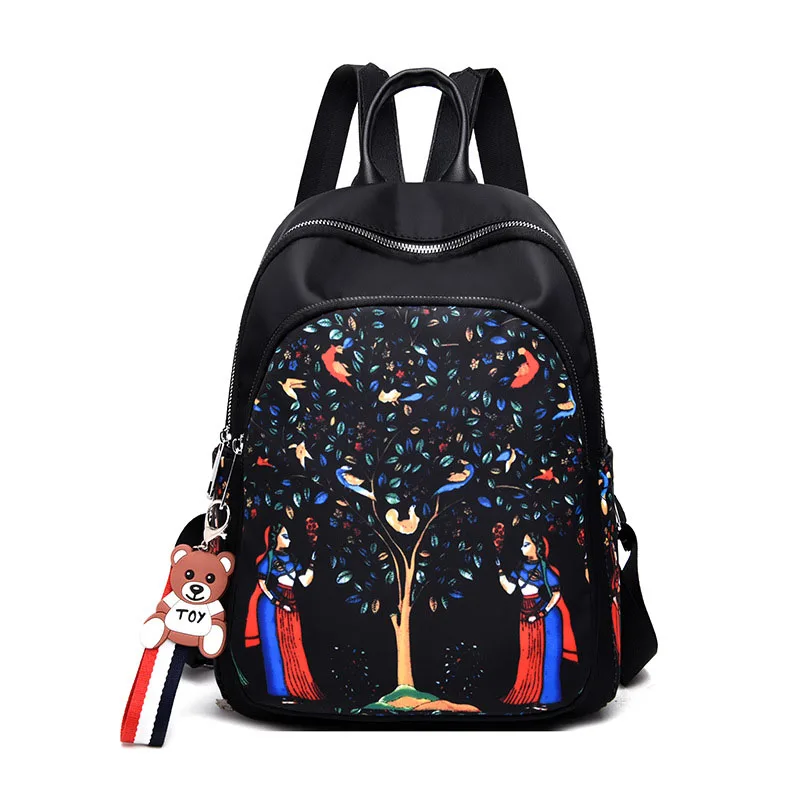 

PB1013 Backpack Women PU Leather Shoulder Bag For Teenage Girls Kids Multi-Function Small Bagpack Female Ladies School Backpack