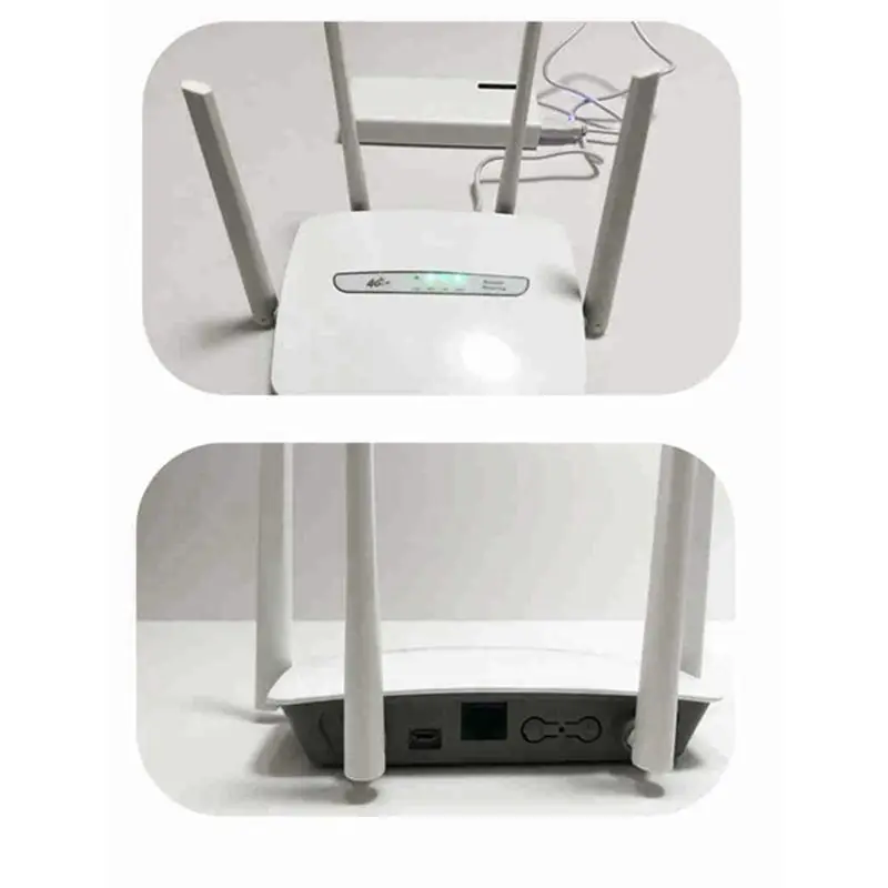 150Mbps 4G Lte Cpe Wireless Router 3G/4G Mobile Wifi Hotspot 4 External Antennas with Lan Port Up To 32 Wifi Users