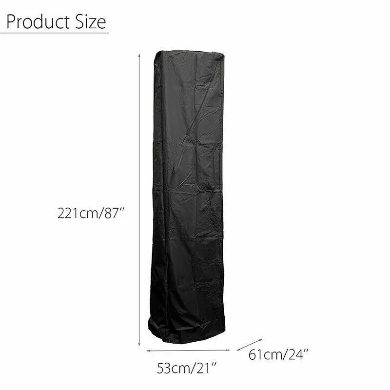Patio Furniture Cover Abdeckung Outdoor Garden Heater Waterproof Cover Garden Patio Furniture Dustproof Rainproof Heating Cover Heater Dust