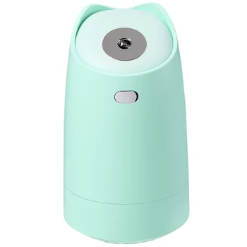 

USB Humidifier, 280 Ml Mini Portable Humidifier and 7 Color LED Night Light, Auto Off, Ultra Quiet, Suitable for Home, Office, B