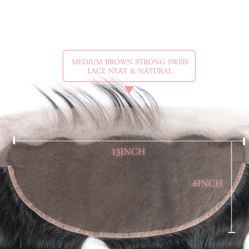 Бразильские натуральные прямые человеческие волосы на сетке Фронтальная