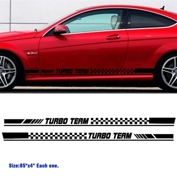 

For (1Pair/2Pcs) 1Pair/2pcs Decal Sticker Graphic Turbo Team Door Car side Kit Compatible with All cars Truck or Suv
