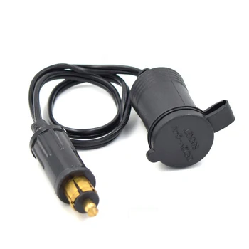 

DC 12V 24V EU Plug For BMW Motorcycle Charger Socket Outlet Convert to Car Cigarette Lighter Adapter Power Lead Cable
