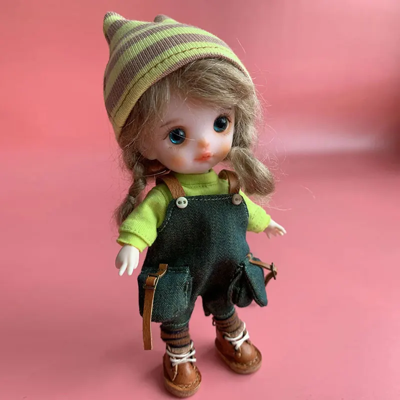 Ob11 детские комбинезоны камуфляжные длинные джинсы GSC красивый узел свинья 1/12 BJD куклы аксессуары для кукольной одежды